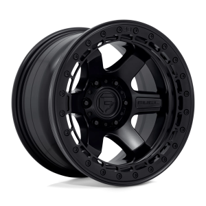 FUEL 1PC D122 BLOCK BEADLOCK 17X8.5 0 MATTE BLACK WITH MATTE BLACK RING | D12217858447