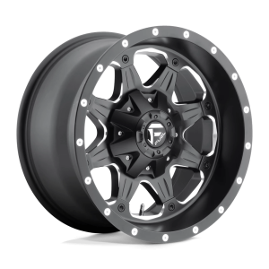 FUEL 1PC D534 BOOST 17X9 -12 MATTE BLACK MILLED | D53417909845