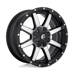 FUEL 1PC D537 MAVERICK 17X9 -12 MATTE BLACK MACHINED | D53717902645