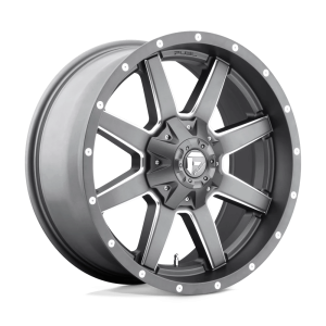 FUEL 1PC D542 MAVERICK 20X9 1 MATTE GUN METAL MILLED | D54220907050