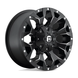 FUEL 1PC D546 ASSAULT 17X8.5 25 MATTE BLACK MILLED | D54617859857