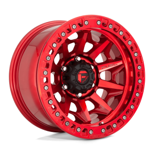 FUEL 1PC D113 COVERT BEADLOCK 17X9 -15 CANDY RED | D11317905645