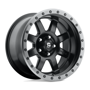 FUEL 1PC D551 TROPHY 18X10 -24 MATTE BLACK GUN METAL RING | D55118007345