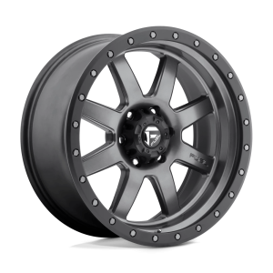 FUEL 1PC D552 TROPHY 17X8.5 -6 MATTE GUN METAL BLACK BEAD RING | D55217856545