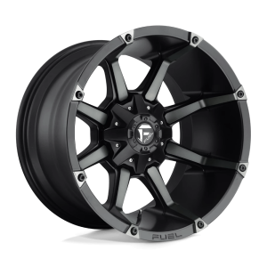 FUEL 1PC D556 COUPLER 17X9 -12 MATTE BLACK DOUBLE DARK TINT | D55617902645