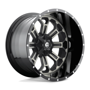 FUEL 1PC D561 CRUSH 22X12 -44 GLOSS MACHINED DOUBLE DARK TINT | D56122201747