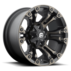 FUEL 1PC D569 VAPOR 17X10 -18 MATTE BLACK DOUBLE DARK TINT | D56917002647