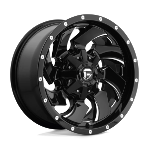 FUEL 1PC D574 CLEAVER 17X9 -12 GLOSS BLACK MILLED | D57417902645