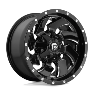 FUEL 1PC D574 CLEAVER 17X9 -12 GLOSS BLACK MILLED | D57417909845