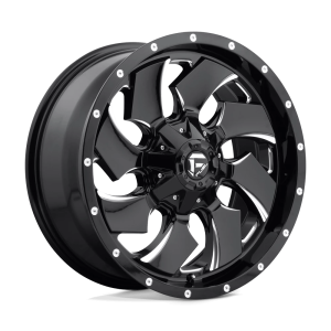 FUEL 1PC D574 CLEAVER 20X9 20 GLOSS BLACK MILLED | D57420909857