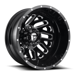 FUEL 1PC D581 TRITON 20X8.25 -215 GLOSS BLACK MILLED | D58120828D25