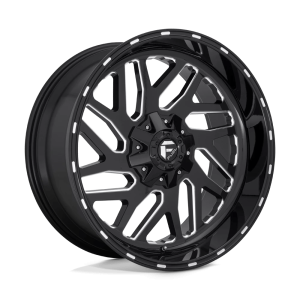 FUEL 1PC D581 TRITON 22X10 -19 GLOSS BLACK MILLED | D58122009846