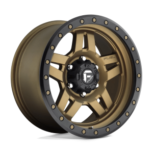 FUEL 1PC D583 ANZA 17X8.5 -6 MATTE BRONZE BLACK BEAD RING | D58317857345