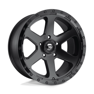 FUEL 1PC D589 RIPPER 16X8 1 MATTE BLACK GLOSS BLACK LIP | D58916808345