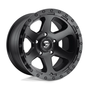 FUEL 1PC D589 RIPPER 17X9 -12 MATTE BLACK GLOSS BLACK LIP | D58917907345