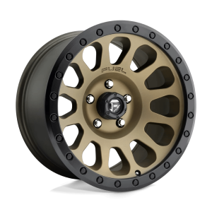 FUEL 1PC D600 VECTOR 17X8.5 7 MATTE BRONZE BLACK BEAD RING | D60017858350