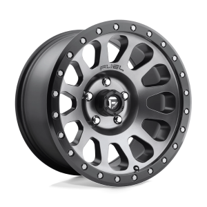 FUEL 1PC D601 VECTOR 17X8.5 7 MATTE GUN METAL BLACK BEAD RING | D60117858350