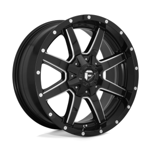 FUEL 1PC D610 MAVERICK 17X8.5 25 GLOSS BLACK MILLED | D6101785G157