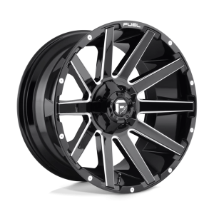 FUEL 1PC D615 CONTRA 18X9 -12 GLOSS BLACK MILLED | D61518902645