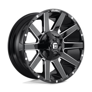 FUEL 1PC D615 CONTRA 20X9 20 GLOSS BLACK MILLED | D61520901757