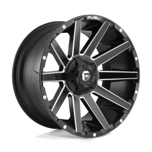 FUEL 1PC D616 CONTRA 18X9 -12 MATTE BLACK MILLED | D61618909845