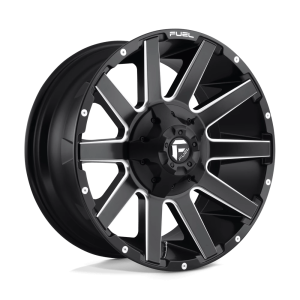 FUEL 1PC D616 CONTRA 20X9 20 MATTE BLACK MILLED | D61620901757