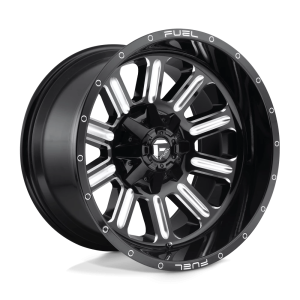 FUEL 1PC D620 HARDLINE 15X8 -18 GLOSS BLACK MILLED | D62015800437