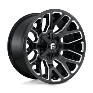 FUEL 1PC D623 WARRIOR 20X10 -18 GLOSS BLACK MILLED | D62320002647