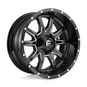 FUEL 1PC D627 VANDAL 17X9 -12 GLOSS BLACK MILLED | D62717902645