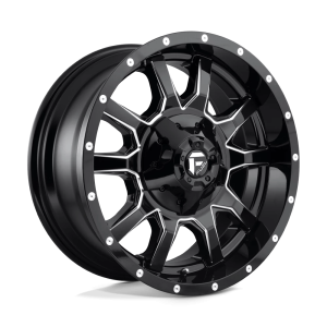 FUEL 1PC D627 VANDAL 20X9 20 GLOSS BLACK MILLED | D62720901757