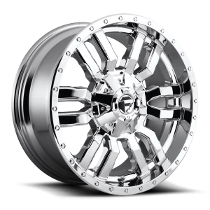 FUEL 1PC D631 SLEDGE 20X10 -18 CHROME PLATED | D63120001747