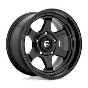 FUEL 1PC D664 SHOK 16X7 42 MATTE BLACK | D6641670A157