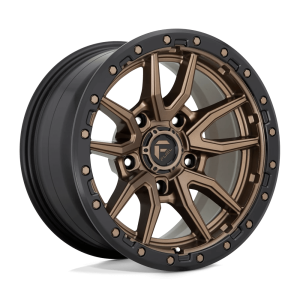 FUEL 1PC D681 REBEL 17X9 -12 MATTE BRONZE BLACK BEAD RING | D68117906545