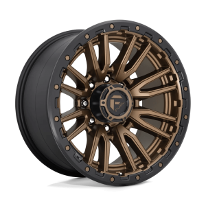 FUEL 1PC D681 REBEL 20X10 -18 MATTE BRONZE BLACK BEAD RING | D68120001747