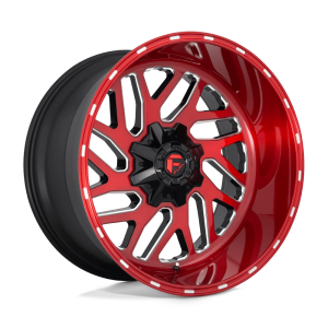 FUEL 1PC D691 TRITON 20X10 -18 CANDY RED MILLED | D69120001747