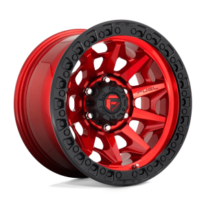 FUEL 1PC D695 COVERT 17X9 -12 CANDY RED BLACK BEAD RING | D69517908445