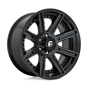 FUEL 1PC D708 ROGUE 20X10 -18 GLOSS MACHINED DOUBLE DARK TINT | D70820007547