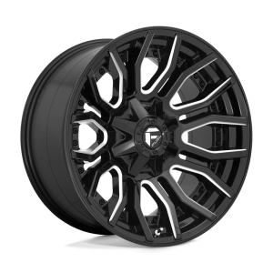 FUEL 1PC D711 RAGE 20X10 -18 GLOSS BLACK MILLED | D71120001747