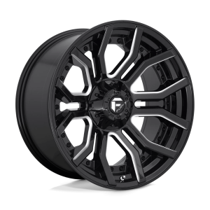 FUEL 1PC D711 RAGE 20X10 -18 GLOSS BLACK MILLED | D71120009847