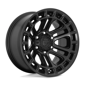 FUEL 1PC D718 HEATER 17X9 -12 MATTE BLACK | D71817908445