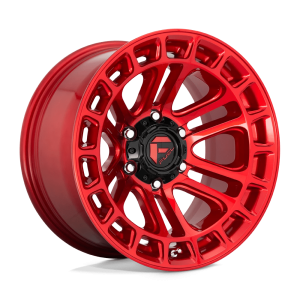 FUEL 1PC D719 HEATER 20X10 -18 CANDY RED MACHINED | D71920008447