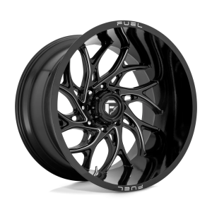 FUEL 1PC D741 RUNNER 20X10 -18 GLOSS BLACK MILLED | D74120001747