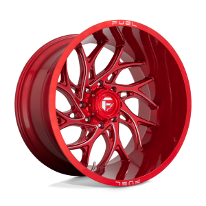 FUEL 1PC D742 RUNNER 20X8.25 -240 CANDY RED MILLED | D74220828D35