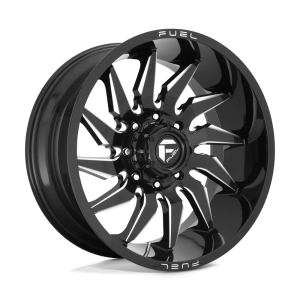 FUEL 1PC D744 SABER 20X10 -18 GLOSS BLACK MILLED | D74420001747