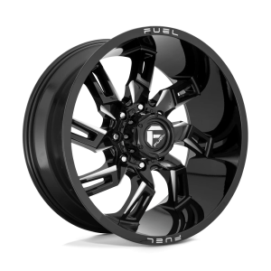 FUEL 1PC D747 LOCKDOWN 20X10 -18 GLOSS BLACK MILLED | D74720001747