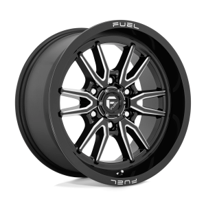 FUEL 1PC D761 CLASH 18X9 1 GLOSS BLACK MILLED | D76118908450