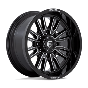 FUEL 1PC D761 CLASH 20X10 -18 GLOSS BLACK MILLED | D76120001747