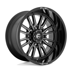 FUEL 1PC D761 CLASH 22X12 -44 GLOSS BLACK MILLED | D76122201747