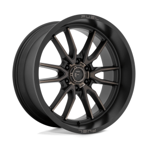 FUEL 1PC D762 CLASH 22X10 -18 MATTE BLACK DOUBLE DARK TINT | D76222008447