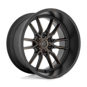 FUEL 1PC D762 CLASH 22X12 -44 MATTE BLACK DOUBLE DARK TINT | D76222208447